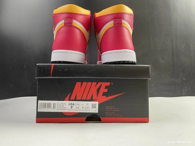 High 1 Fusion Red 555088-603 Jordan Air OGLight 0716